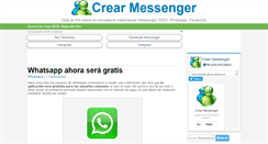Desktop Screenshot of crearmessenger.org